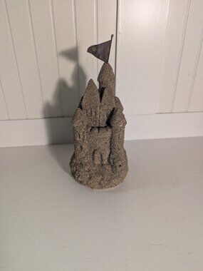 Vintage Real Sand Castle (piggy bank)